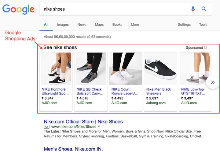 Google-Shopping-Anzeigen